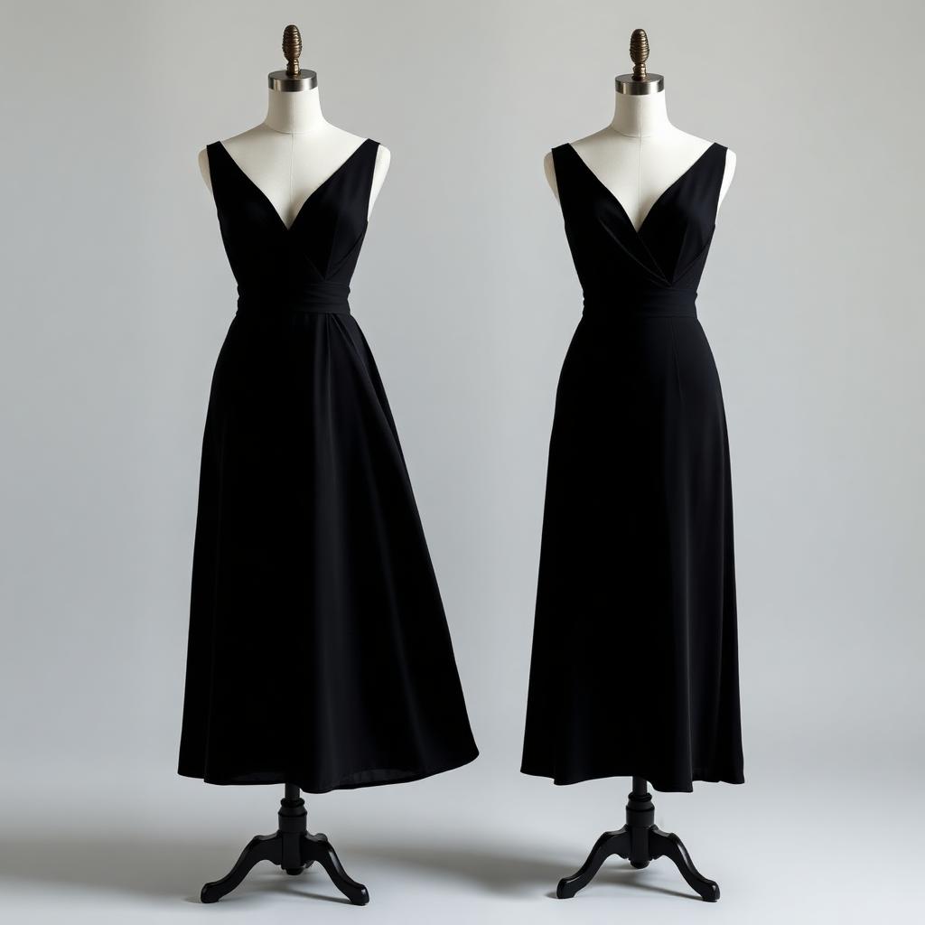 Vestido Midi Preto Alfaiataria — ANIMALE na The Unique Lagoa Santa
