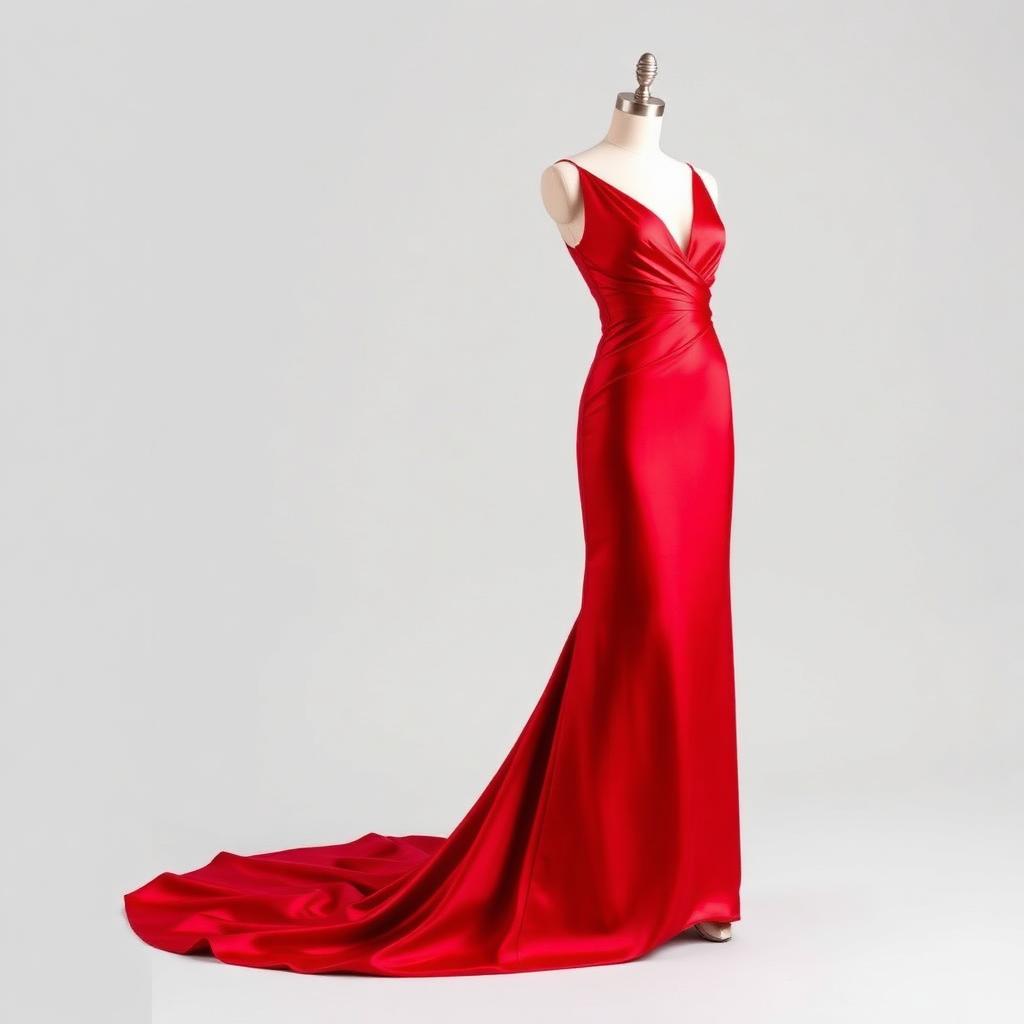 Vestido Longo Seda Vermelho — ANIMALE na The Unique Lagoa Santa
